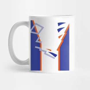 Luton Town Retro 1991 - 92 White Blue Orange Home Mug